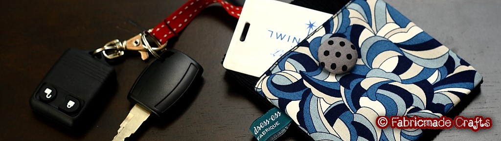Fabricmade Crafts Key and Accesds Card Holder