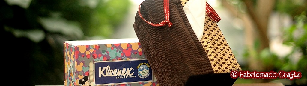 Fabricmade Crafts Tissue Box Holder