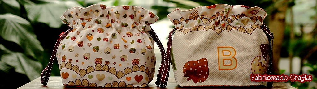 Fabricmade Crafts Drawstring Bag